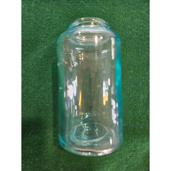 Antique Blue Pt Jar with small lid opening Owens Bottle Company, Ohio 1911-1929 - Picture 3 of 10